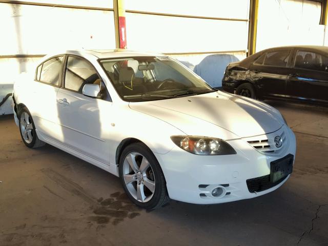 JM1BK123541121557 - 2004 MAZDA 3 S WHITE photo 1