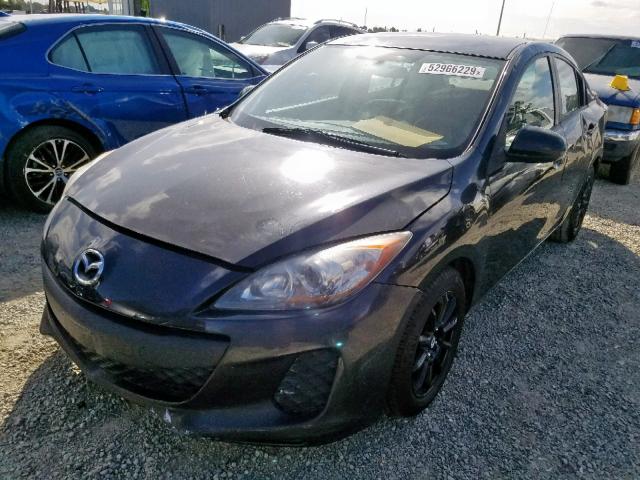 JM1BL1TF1D1777177 - 2013 MAZDA 3 I BLACK photo 2