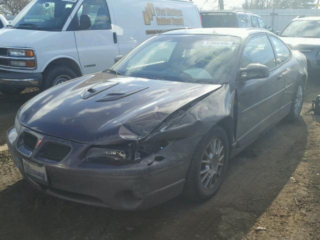 1G2WP12K72F165994 - 2002 PONTIAC GRAND PRIX MAROON photo 2