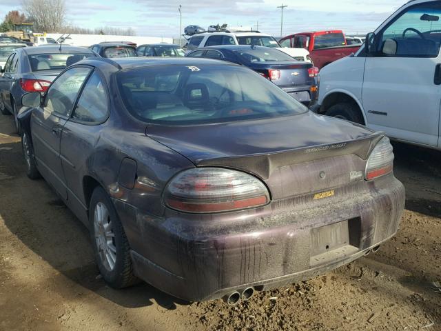 1G2WP12K72F165994 - 2002 PONTIAC GRAND PRIX MAROON photo 3