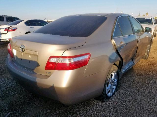 4T1BE46K69U833796 - 2009 TOYOTA CAMRY BASE GOLD photo 4