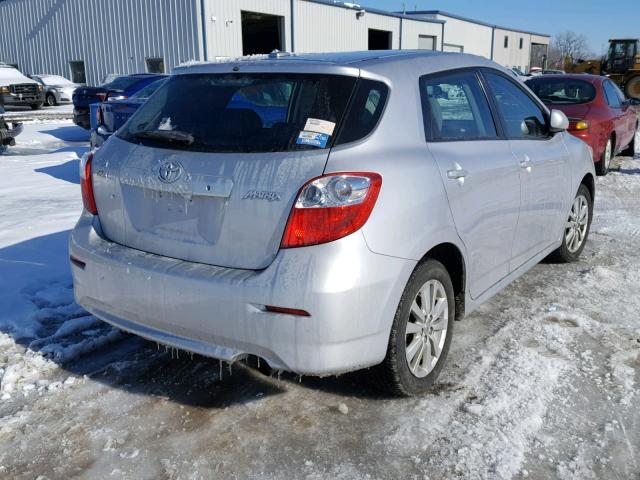 2T1KU40E99C149591 - 2009 TOYOTA COROLLA MA SILVER photo 4