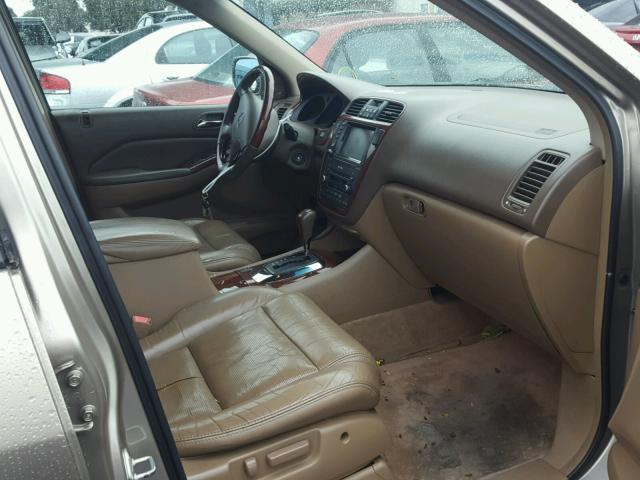 2HNYD18835H519760 - 2005 ACURA MDX TOURIN GOLD photo 5