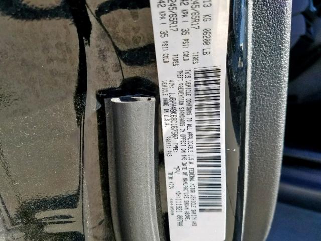 1J8HH48K68C167507 - 2008 JEEP COMMANDER Qara foto 10