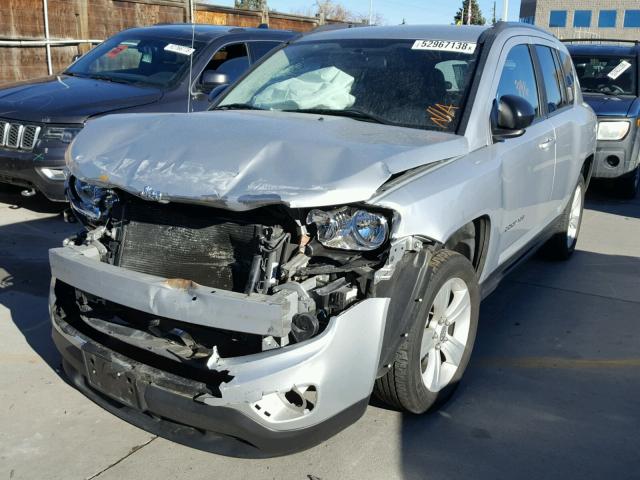 1C4NJDBB7CD638963 - 2012 JEEP COMPASS SP ვერცხლისფერი ფოტო 9