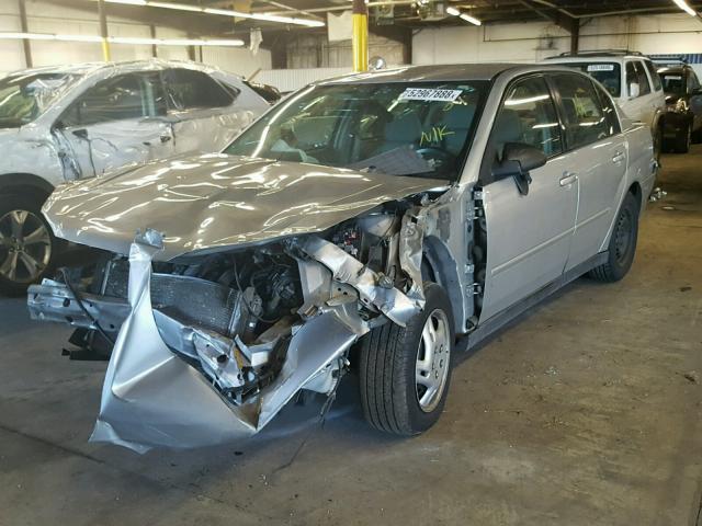 1G1ZS51F36F280691 - 2006 CHEVROLET MALIBU LS SILVER photo 2