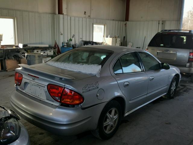 1G3NL52F94C195967 - 2004 OLDSMOBILE ALERO GL SILVER photo 4