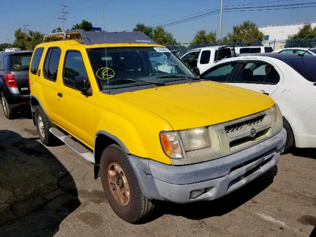 5N1ED28T1YC550947 - 2000 NISSAN XTERRA XE YELLOW photo 1