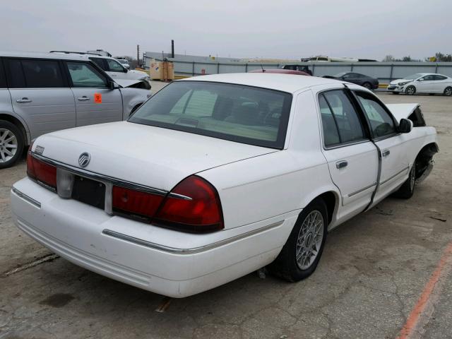 2MEFM74W5WX604366 - 1998 MERCURY GRAND MARQ WHITE photo 4