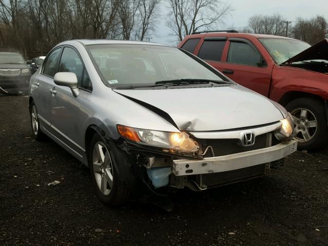 2HGFA16938H502951 - 2008 HONDA CIVIC EXL SILVER photo 1