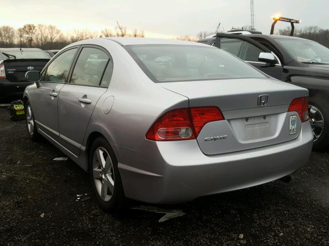 2HGFA16938H502951 - 2008 HONDA CIVIC EXL SILVER photo 3