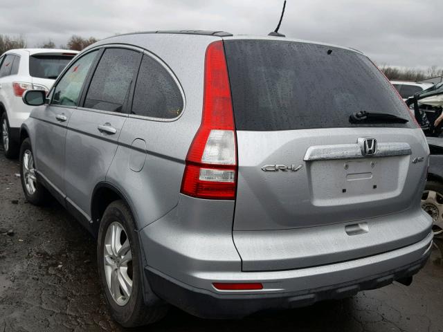 5J6RE4H7XAL064526 - 2010 HONDA CR-V EXL GRAY photo 3