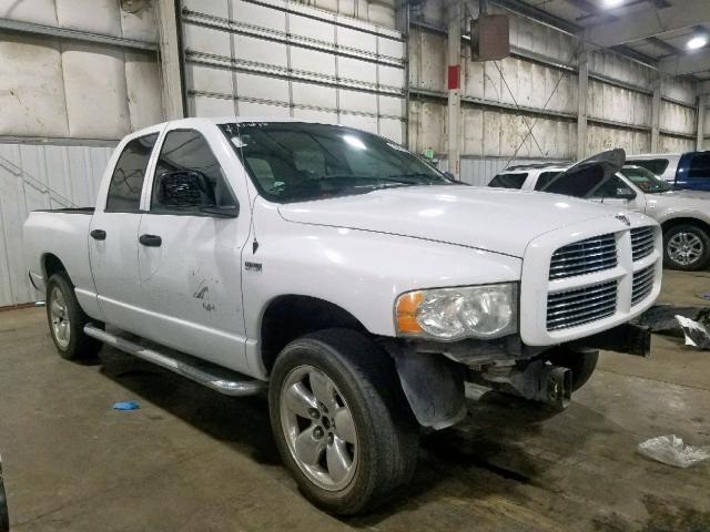 1D7HA18D23S260380 - 2003 DODGE RAM 1500 S WHITE photo 1