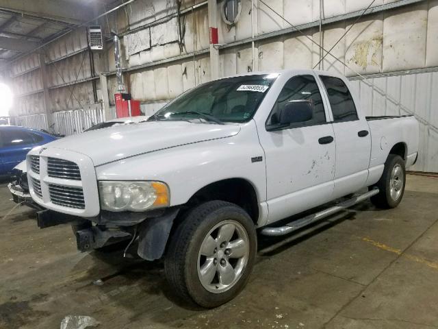 1D7HA18D23S260380 - 2003 DODGE RAM 1500 S WHITE photo 2