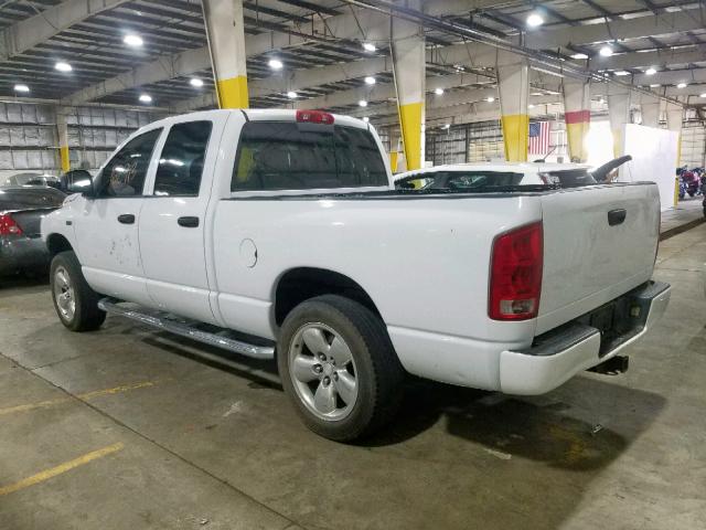 1D7HA18D23S260380 - 2003 DODGE RAM 1500 S WHITE photo 3