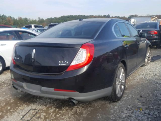 1LNHL9FT3DG605672 - 2013 LINCOLN MKS BLACK photo 4