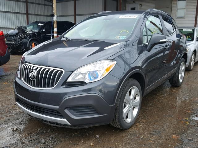 KL4CJESB8GB529596 - 2016 BUICK ENCORE GRAY photo 2