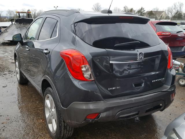 KL4CJESB8GB529596 - 2016 BUICK ENCORE GRAY photo 3