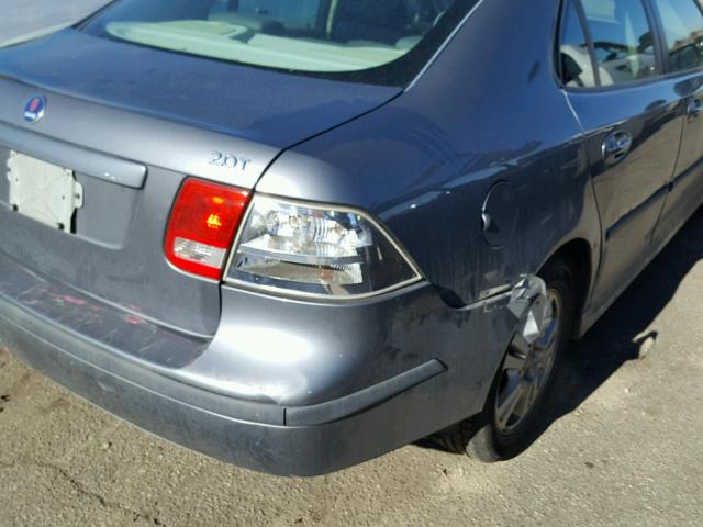 YS3FD49Y971133805 - 2007 SAAB 9-3 2.0T GRAY photo 9