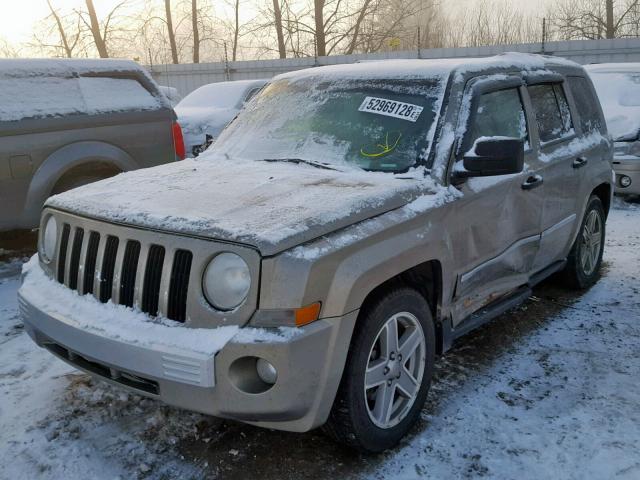 1J8FF48W78D639014 - 2008 JEEP PATRIOT LI TAN photo 2