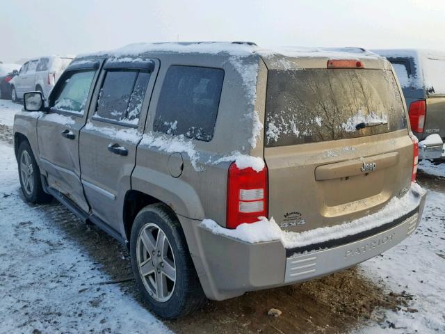 1J8FF48W78D639014 - 2008 JEEP PATRIOT LI TAN photo 3