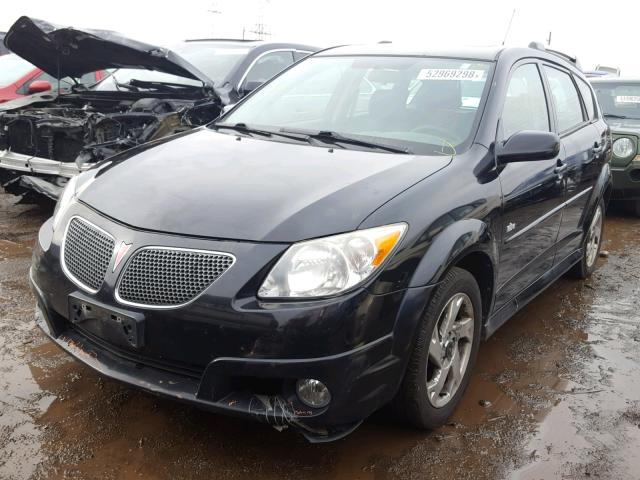 5Y2SL65827Z434282 - 2007 PONTIAC VIBE BLACK photo 2