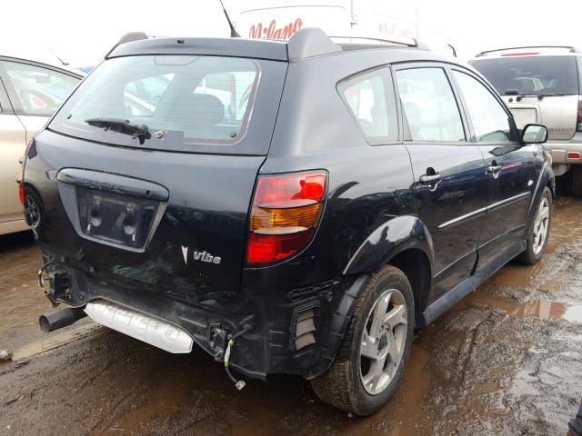 5Y2SL65827Z434282 - 2007 PONTIAC VIBE BLACK photo 4