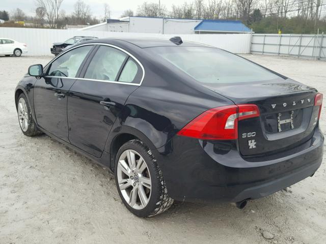 YV1902FH4C2106728 - 2012 VOLVO S60 T6 BLACK photo 3