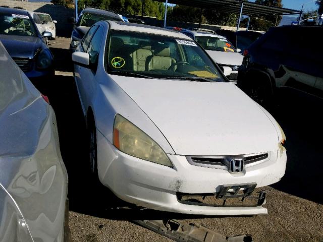 1HGCM66584A044823 - 2004 HONDA ACCORD EX WHITE photo 1