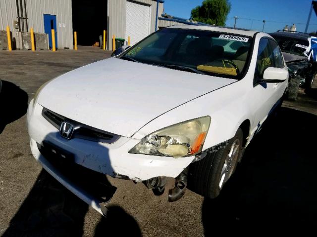 1HGCM66584A044823 - 2004 HONDA ACCORD EX WHITE photo 2