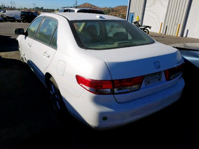 1HGCM66584A044823 - 2004 HONDA ACCORD EX WHITE photo 3