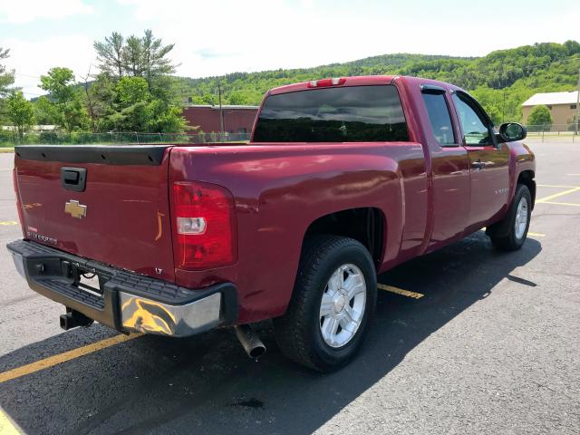 2GCEK19J171548296 - 2007 CHEVROLET SILVERADO BURGUNDY photo 4