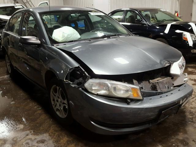 1G8AJ52FX4Z138463 - 2004 SATURN ION LEVEL GRAY photo 1