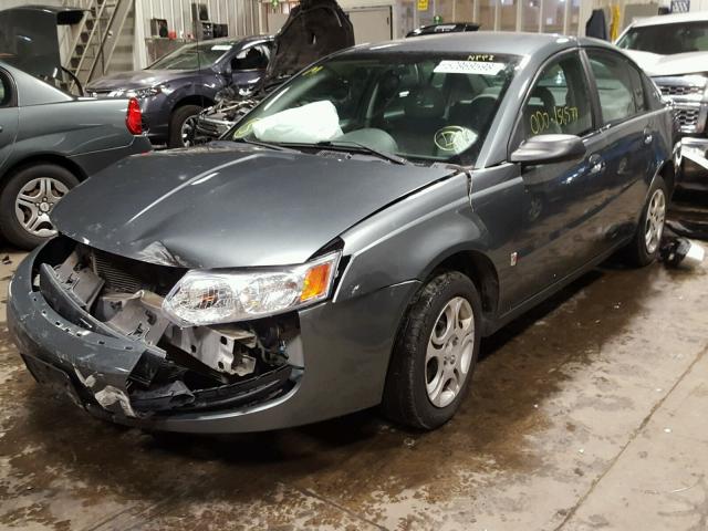 1G8AJ52FX4Z138463 - 2004 SATURN ION LEVEL GRAY photo 2