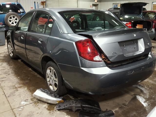1G8AJ52FX4Z138463 - 2004 SATURN ION LEVEL GRAY photo 3