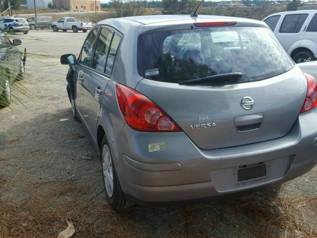 3N1BC1CP8AL444944 - 2010 NISSAN VERSA S SILVER photo 3