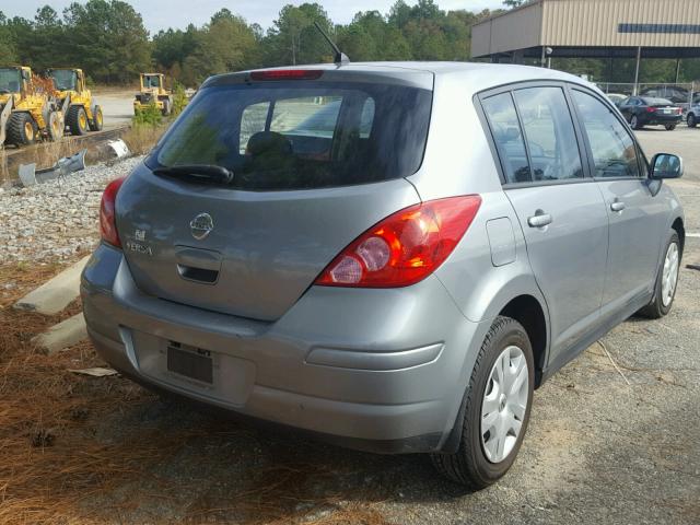 3N1BC1CP8AL444944 - 2010 NISSAN VERSA S SILVER photo 4