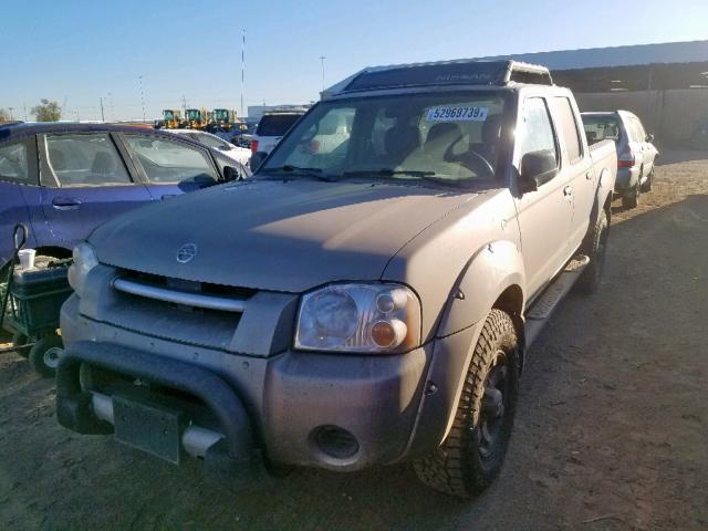 1N6ED27Y64C450139 - 2004 NISSAN FRONTIER C SILVER photo 2