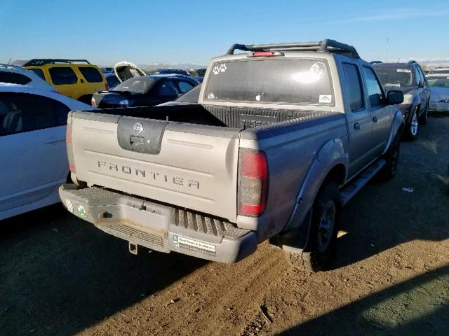 1N6ED27Y64C450139 - 2004 NISSAN FRONTIER C SILVER photo 4