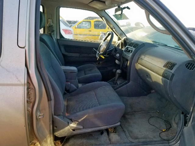 1N6ED27Y64C450139 - 2004 NISSAN FRONTIER C SILVER photo 5