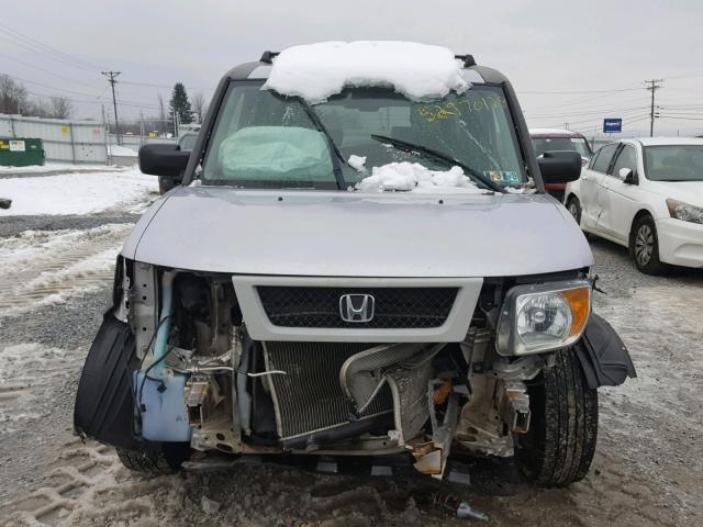 5J6YH28544L008477 - 2004 HONDA ELEMENT EX SILVER photo 9