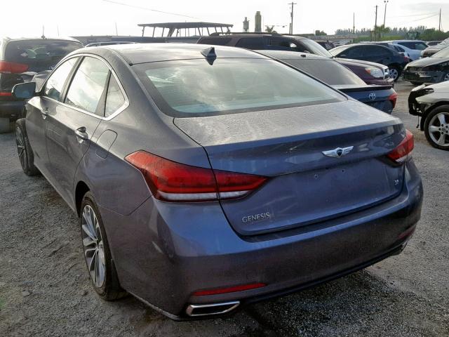 KMHGN4JEXFU087744 - 2015 HYUNDAI GENESIS 3. GRAY photo 3