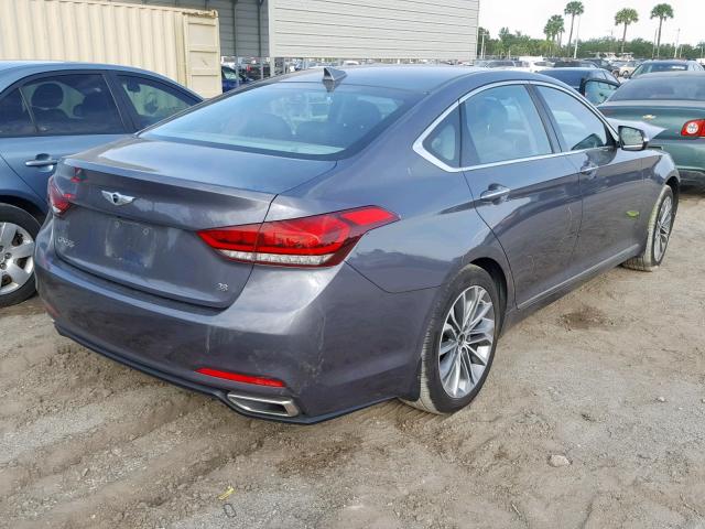 KMHGN4JEXFU087744 - 2015 HYUNDAI GENESIS 3. GRAY photo 4