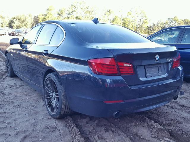 WBAFR7C5XBC603231 - 2011 BMW 535 I BLACK photo 3