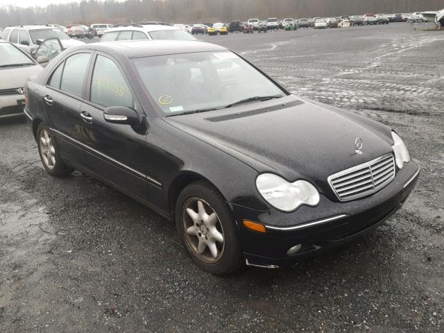 WDBRF81J93F437068 - 2003 MERCEDES-BENZ C 240 4MAT BLACK photo 1