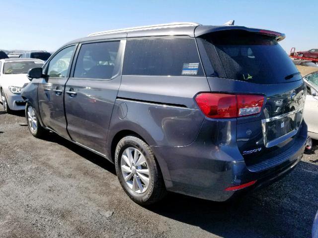 KNDMB5C12G6151653 - 2016 KIA SEDONA LX CHARCOAL photo 3