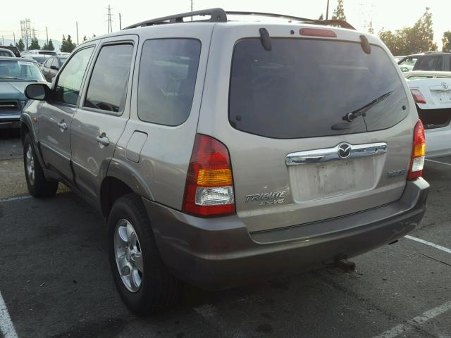 4F2CU09151KM36412 - 2001 MAZDA TRIBUTE LX GOLD photo 3