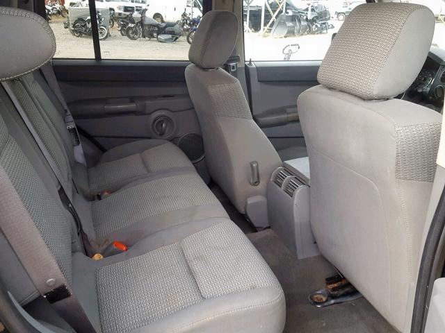 1J8HG48K16C156303 - 2006 JEEP COMMANDER ყავისფერი ფოტო 6
