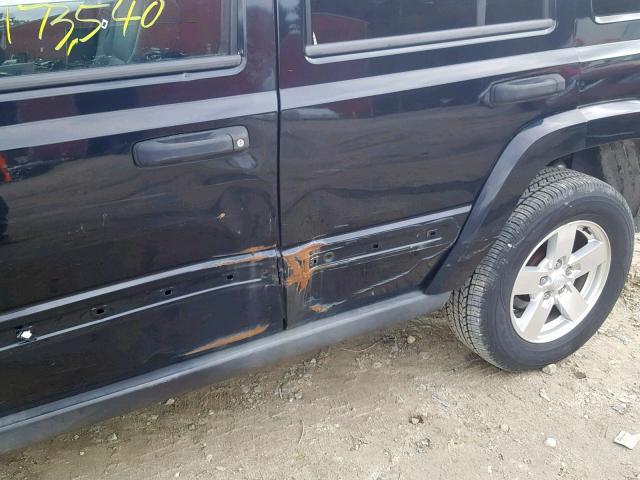 1J8HG48K16C156303 - 2006 JEEP COMMANDER ყავისფერი ფოტო 9