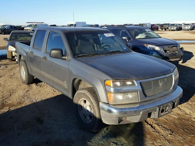 1GTCS43E188222596 - 2008 GMC CANYON SLE GRAY photo 1